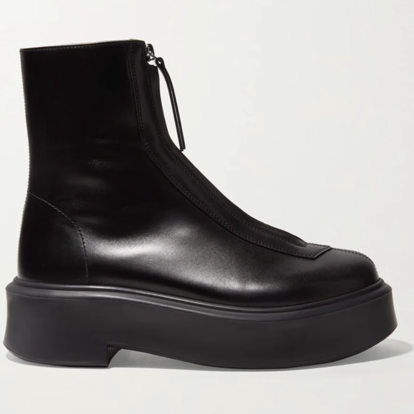 The Row Leather Ankle Boots 39.5 - Picture 1 of 4